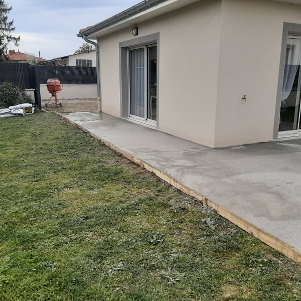 Dalle béton & Carrelage