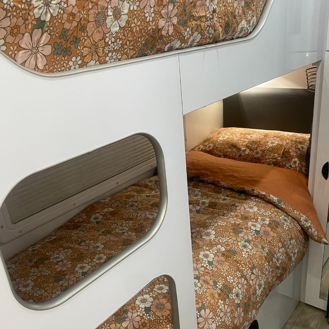 Vintage Floral Bunk Bedding Ecoluxe Travel Decor