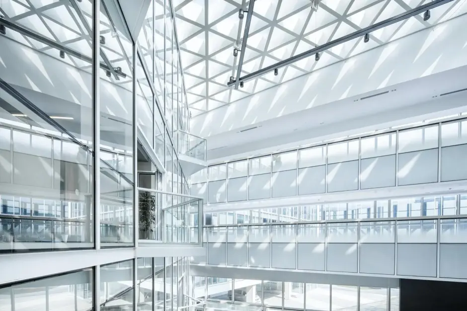 light glass office