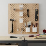 IKEA SKADIS Pegboard 56x56cm Wood