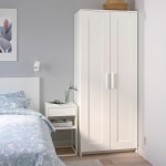 IKEA BRIMNES Wardrobe with 2 Doors 78x190cm, White