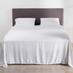 Lifely Deep Dream Luxury 500ThreadCount Flat Sheet, White, Queen, 260Wx265+13L cm