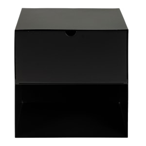 Hjem Design Jackson Bedside Table, Black