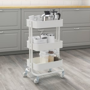 IKEA RASKOG Trolley 35x45x78cm, White