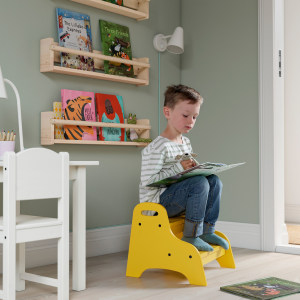IKEA TROGEN Children's step stool 40x38x33cm Yellow