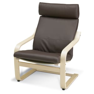 IKEA POANG Armchair, Birch veneer, Glose Robust dark brown