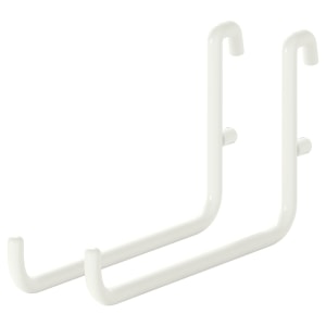 IKEA SKADIS Hook, White / 2 pack