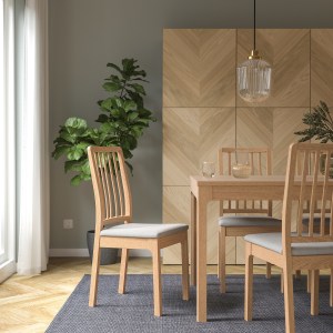 IKEA EKEDALEN Chair, Oak, Orrsta Light Grey