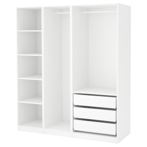IKEA PAX Wardrobe 175x58x201cm, White
