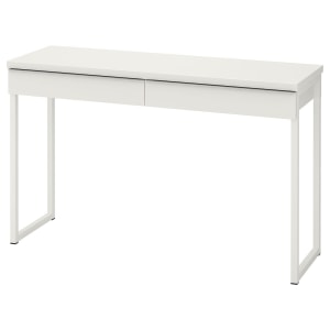 IKEA BESTA BURS Desk 120x40x74cm, High-Gloss White