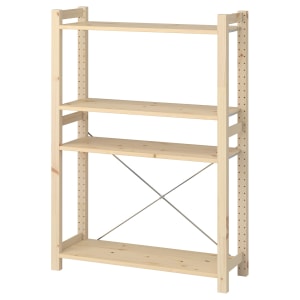 IKEA IVAR Shelving Unit 89x30x124CM PINE