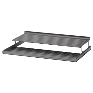 IKEA KOMPLEMENT Pull-out shoe shelf 100x58cm Dark grey