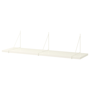 IKEA BERGSHULT / PERSHULT Wall Shelf 120x30CM White, White