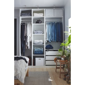 IKEA PAX Wardrobe frame, white 75x58x236 cm