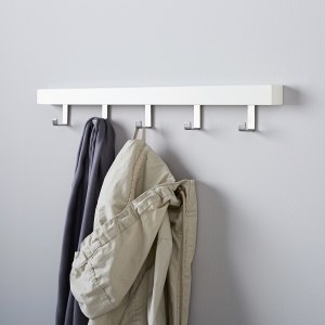 IKEA TJUSIG Hanger for door wall 60cm White