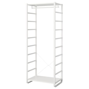 IKEA ELVARLI wardrobe combination white 84x55x216 cm