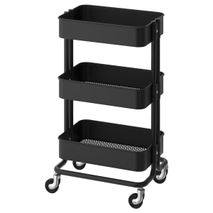 IKEA RASKOG Trolley 35x45x78cm Black