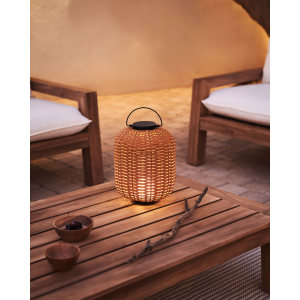 Kave Home SARANELLA Table Lamp, Small, Brown