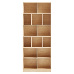 Linspire Noble Bookcase, 79x30x194cm, Natural