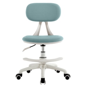 Linspire Hygge Office Chair with Foot Rest, Teal