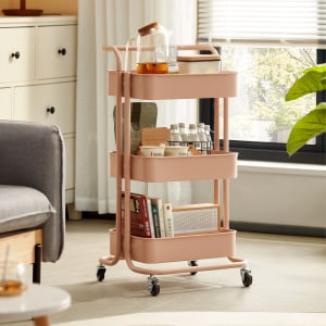 Linspire Strata 3-Tier Trolley, Pink