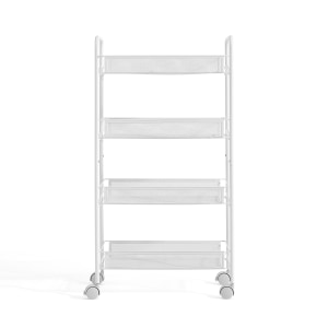 Linspire Tulle 4-Tier Trolley, White