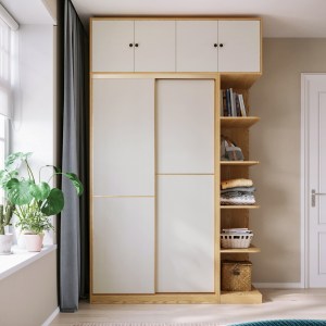 Linspire Grace Sliding Door Wardrobe with Top Cabinet, 2m