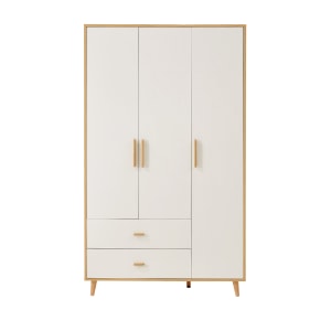 Linspire Fresko Wardrobes with 3 Doors + 2 Drawers, 1.2m