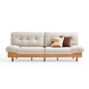 Linspire Sienna 3 Seater Sofa, Natural & Apricot