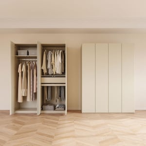 Linspire Aurora 4-Door Wardrobe with Pants Rack