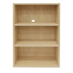 Loft Newton Bookcase, 76.2x34.5x112.4cm, White stained oak veneer