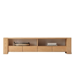 Solidwood Rayden TV Stand, 180x42CM, Oak