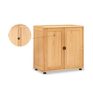 Solidwood Gleam Kids Combo Storage Cabinet, 74x40x75cm, Oak