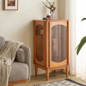 Solidwood Quartz Display Cabinet