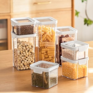 ZenLife Square Airtight Container, 460ml, 10.5x11x7cm