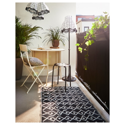 IKEA MARIUS Stool 45x40cm Black