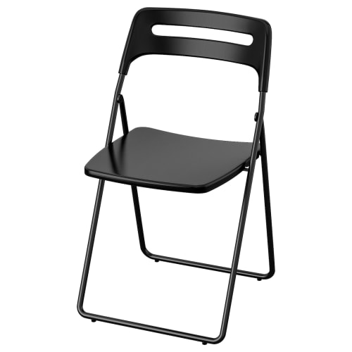 IKEA NISSE Folding chair, Black