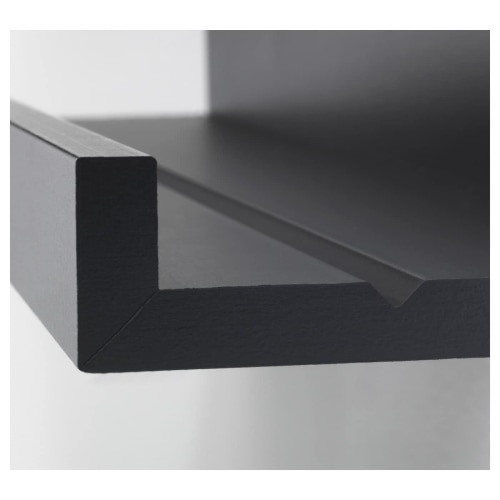 IKEA MOSSLANDA Picture ledge 55cm Black