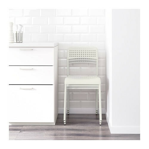 IKEA MELLTORP ADDE Table, 2 Chairs, White