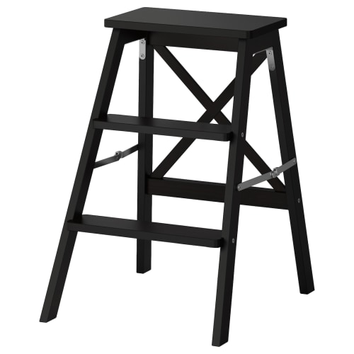 IKEA BEKVAM Stepladder 3 Steps 63cm Black