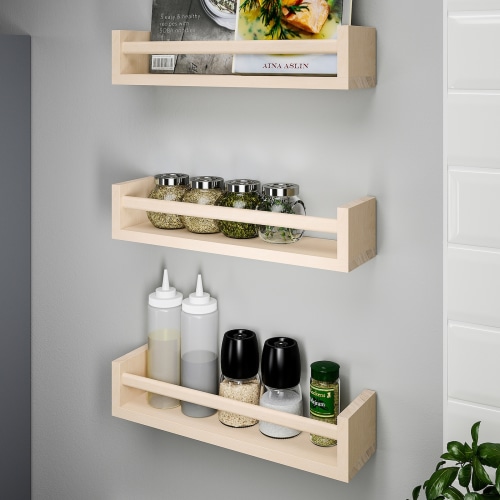 IKEA BEKVAM Spice Rack Aspen 40x10x9cm