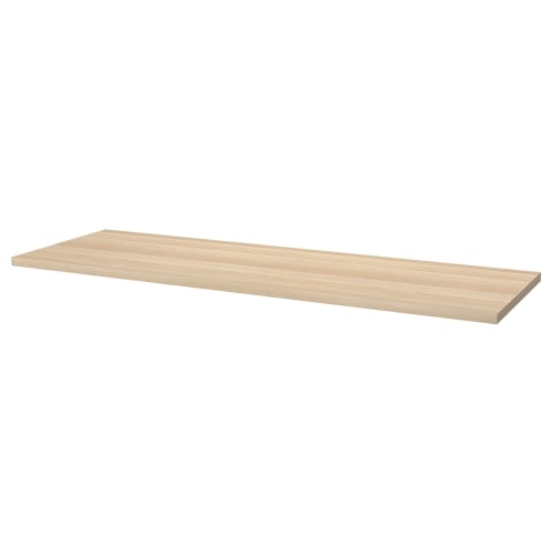 IKEA LAGKAPTEN Table top, white stained oak effect, 200x60 cm