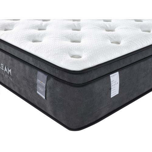 Lifely Deep Dream Essential Pocket Spring Mattress, Super King, 183Wx203Lx34H cm