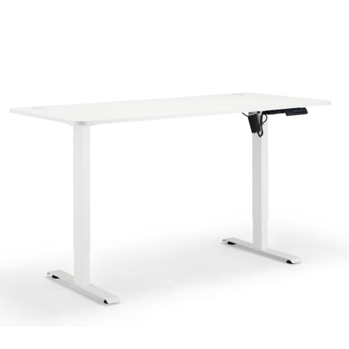 Sit Stand Height Adjustable Desk  Ascend II by Office Star Products