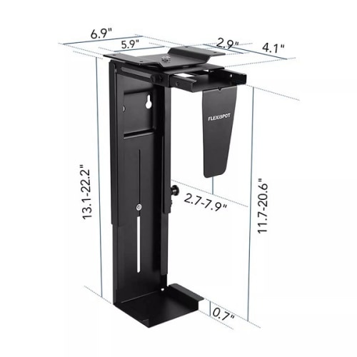 Loctek CPH105 Workstation Mount, Black