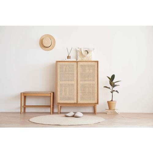 Open Wicker Shoe Cabinet (UPS $85)