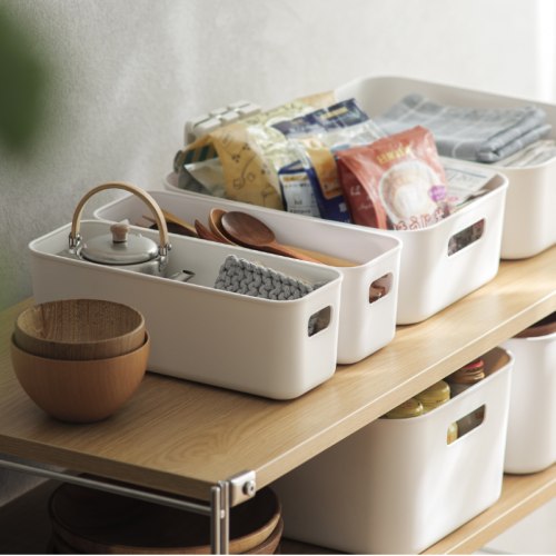 Translucent Nordic Storage Baskets with Handles