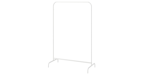 MULIG Clothes rack, white, 99x46 cm - IKEA