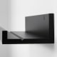 IKEA MOSSLANDA Picture ledge 115cm Black