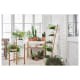 IKEA SATSUMAS Plant stand 70cm Bamboo, White